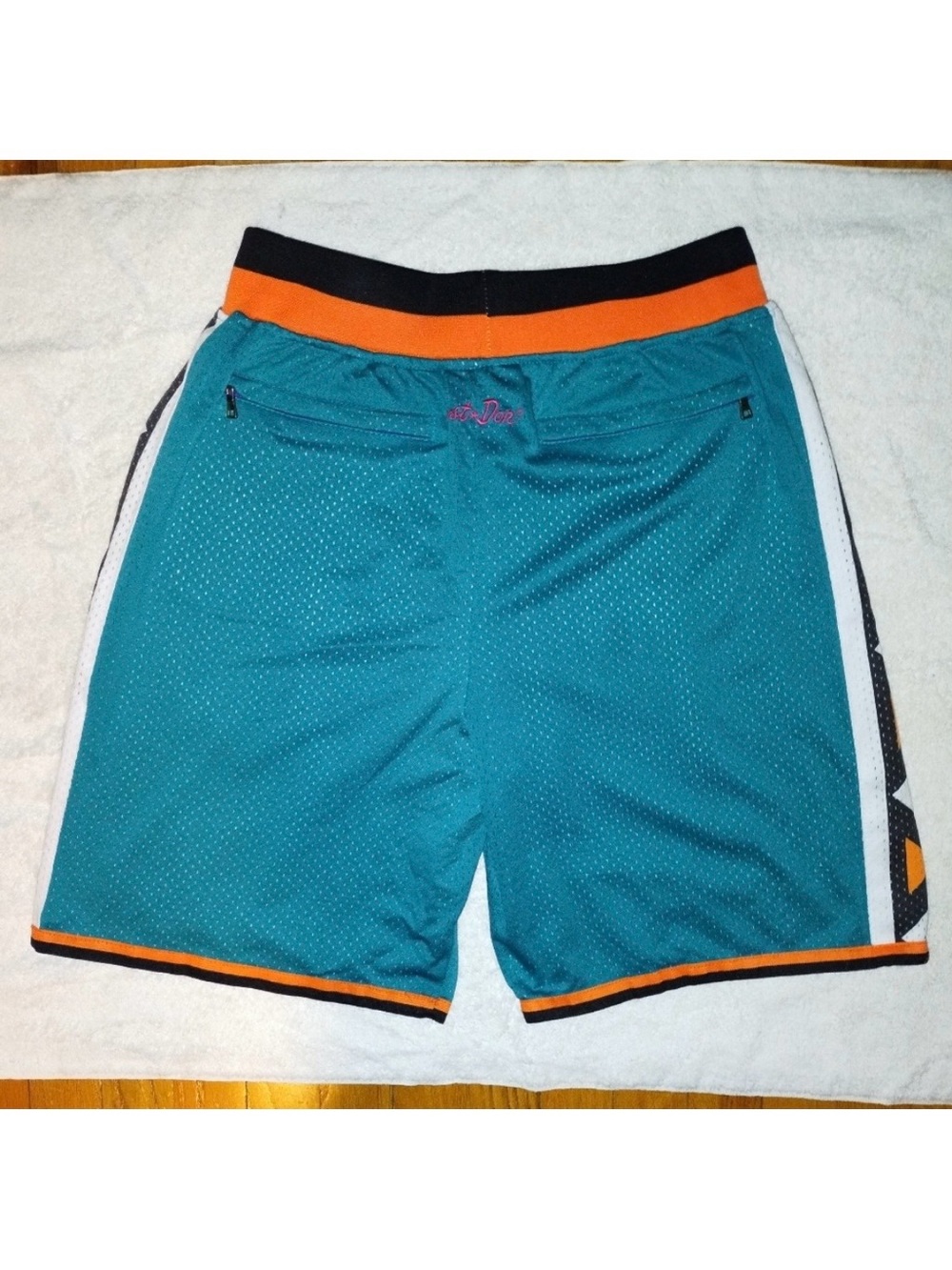 Jordan 1996 Throwback NBA All Star Game Just Don Athletic Mesh Basketball Shorts - Picture 6 of 6
